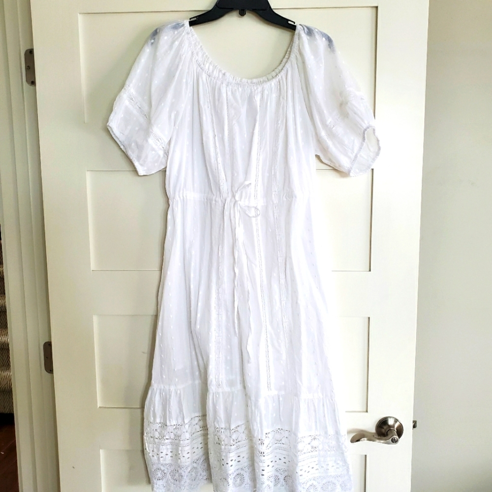Velvet Eyelet dress